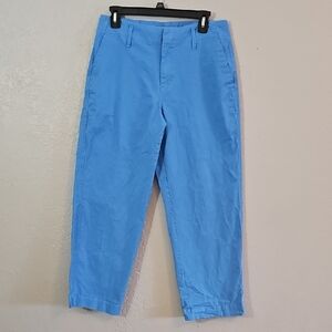 a new day Womens Vibrant Blue Chinos Size 8 Wide Leg
